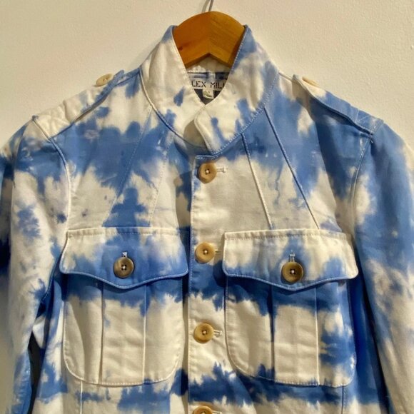 Alex Mill Hand Dyed: Tie Dyed Utility Jacket - Picture 3 of 3